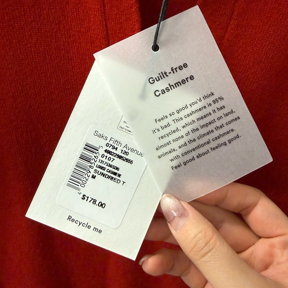 NWT reformation Louise Cashmere Polo Sweater - Picture 4 of 13